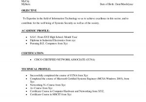Resume for Bca Student 12 Cv Of Bca Student Letter Setup