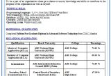 Resume for Bca Student Resume format Resume format Download for Bca