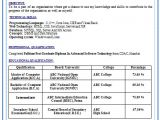 Resume for Bca Student Resume format Resume format Download for Bca