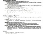 Resume for Degree Students Career Services Sample Resumes for Graduate Students and