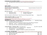 Resume for Degree Students Resume Template for Undergraduate Students