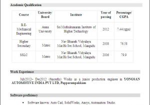 Resume for Freshers Engineers What is the Best Resume Title for Mechanical Engineer