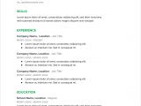 Resume for Job Interview _.doc 45 Free Modern Resume Cv Templates Minimalist Simple