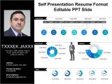 Resume for Job Interview Ppt Self Presentation Resume format Editable Ppt Slide