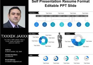 Resume for Job Interview Ppt Self Presentation Resume format Editable Ppt Slide
