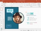 Resume for Job Interview Ppt Your Resume Animated Powerpoint Template