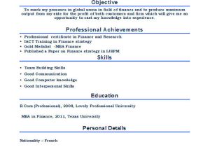 Resume for Mba Fresher In Word format 28 Free Fresher Resume Templates Free Premium Templates