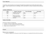 Resume for Mba Fresher In Word format Mba Resume format