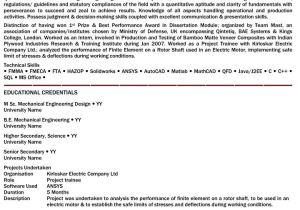 Resume for Mechanical Engineer Fresher In Word format Pin by Nessreen Heidemann On Resume Engineering Resume