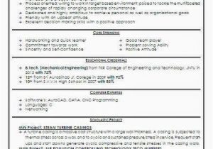 Resume for Mechanical Engineer Fresher Mechanical Engineer Fresher Resume format
