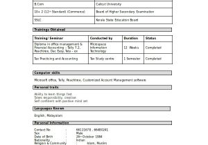 Resume for Semi Qualified Ca Student Chartered Accountant Resume Template 5 Free Word Pdf