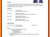 Resume for Students with No Experience 12 13 Cv Samples for Students with No Experience