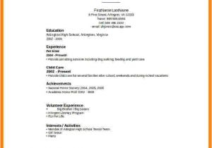 Resume for Students with No Work Experience 6 Cv Samples for Students with No Experience Pdf