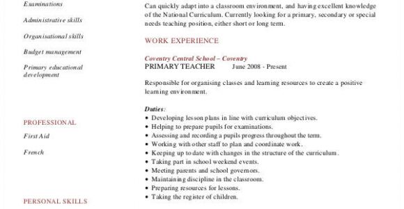 Resume for Teacher Job Application Pdf Teacher Resume Examples 26 Free Word Pdf Documents