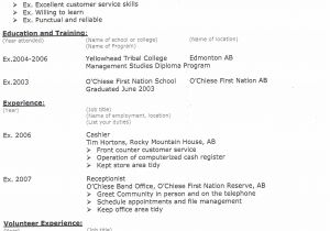 Resume for Tim Hortons Job Sample Kfc Cashier Resume Sample Valid Resume for Tim Hortons Job