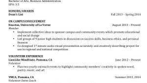 Resume for Undergraduate College Student College Student Resume 7 Free Word Pdf Documents