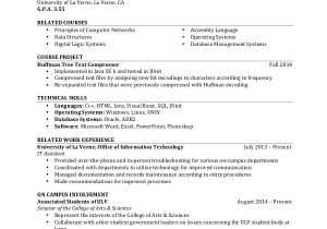 Resume for Undergraduate College Student Sample Student Resume 7 Documents In Pdf Word