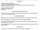 Resume for Undergraduate Student Uc San Diego Cv Example for Undergraduate Students