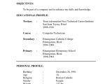 Resume format Examples for Job Application Sample Of Resume format for Job Application 2 Resume