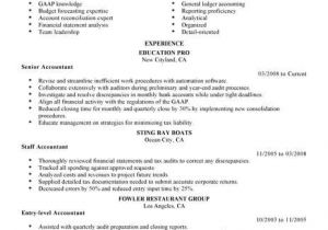 Resume format for Accountant Job 70 Outstanding Accounting Finance Resume Examples
