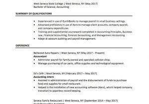 Resume format for Accountant Job Accountant Resume Sample Chegg Careermatch