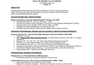 Resume format for Airlines Job Sample Resume Airline Flight attendant Resumes Intended