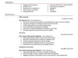 Resume format for Back Office Job Best Office assistant Resume Example Livecareer