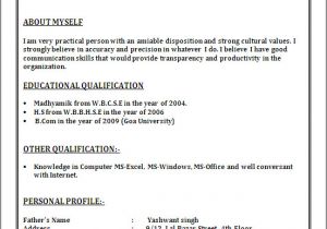 Resume format for Bank Job In Word File Bpo Call Centre Resume Sample In Word Document Resume