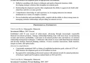 Resume format for Bank Job Progtedertio Example Of Resume