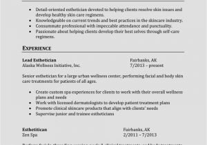 Resume format for Beautician Job How to Write A Perfect Cosmetology Resume Examples Included