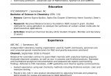 Resume format for Bsc Chemistry Freshers Bsc Chemistry Fresher Resume Sample Resume Samples Free