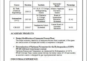Resume format for Bsc Chemistry Freshers Essay English Writing Tutoring Courses Training