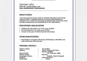 Resume format for Call Center Job Fresher Bpo Resume Template 15 Samples formats