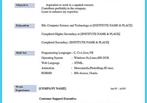 Resume format for Call Center Job Fresher Impressing the Recruiters with Flawless Call Center Resume