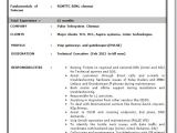Resume format for Ccna Network Engineer Fresher Network Engineer Resume format