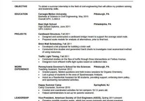 Resume format for Civil Engineer Fresher 14 Resume Templates for Freshers Pdf Doc Free