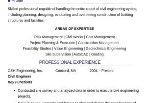 Resume format for Civil Engineer Fresher 16 Civil Engineer Resume Templates Free Samples Psd