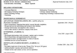 Resume format for Company Job Business Resume Sample Career Center Csuf