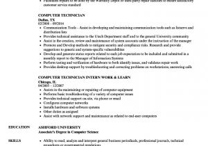 Resume format for Computer Job Computer Technician Resume Samples Velvet Jobs