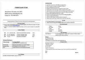 Resume format for Computer Operator Job Tally Computer Operator Resume Resume Examples Resume