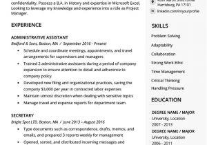 Resume format for Corporate Job 40 Modern Resume Templates Free to Download Resume Genius