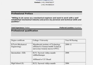 Resume format for Diploma Freshers Awful Resume format Diploma Mechanical Engineers Design