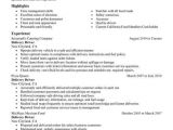 Resume format for Driver Job In Dubai Best Restaurant Bar Delivery Driver Resume Example From