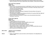 Resume format for Driver Job Truck Driver Resume Ipasphoto