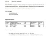 Resume format for Freshers Bcom Resume format for B Com Graduate Department Of Commerce