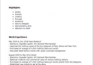 Resume format for Garments Job Garment Industry Sample Resume Templates Resume format