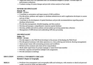 Resume format for Gis Job Gis Specialist Resume Samples Velvet Jobs