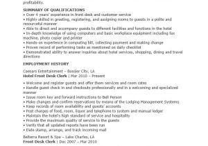 Resume format for Hotel Job Pdf Hotel Receptionist Resume Template Resume Templates