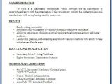 Resume format for Iti Fresher Iti Fresher Resume format In Word Free Download