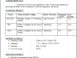 Resume format for Iti Fresher Iti Student Resume format Anjinho B